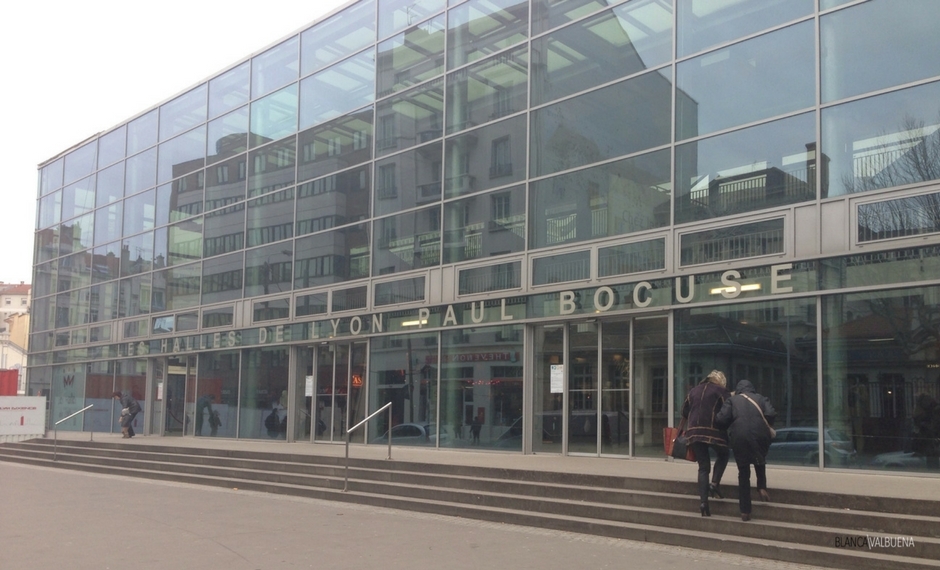 Les Halles De Paul Bocuse is in a modern glass building