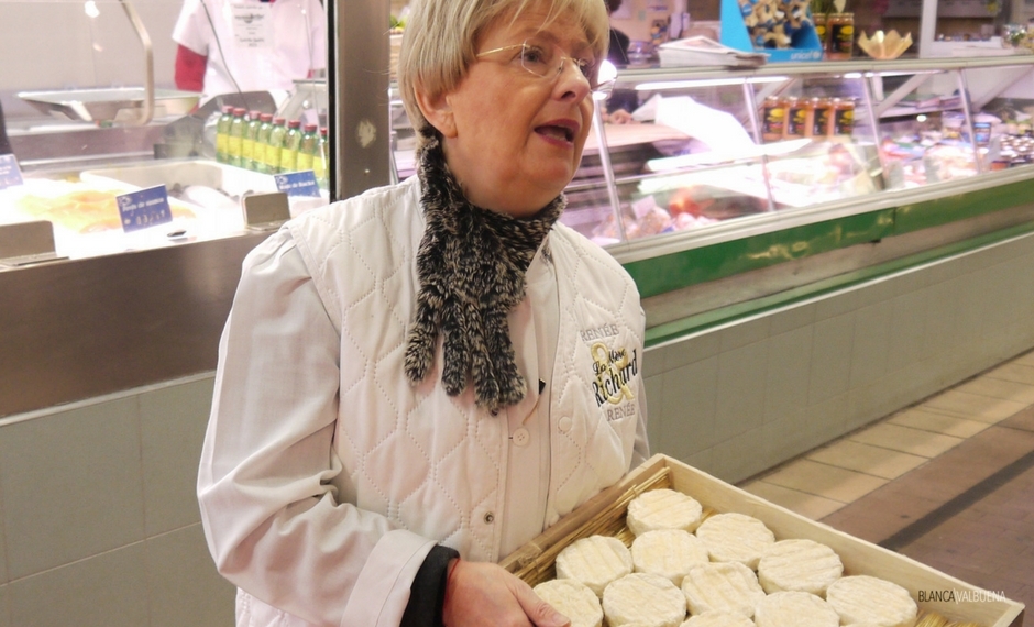 The best purveyor of Saint Marcellin cheese is at Les Halles de Paul Bocuse