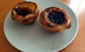 Egg custard cakes that are a traditional dessert in Portugal