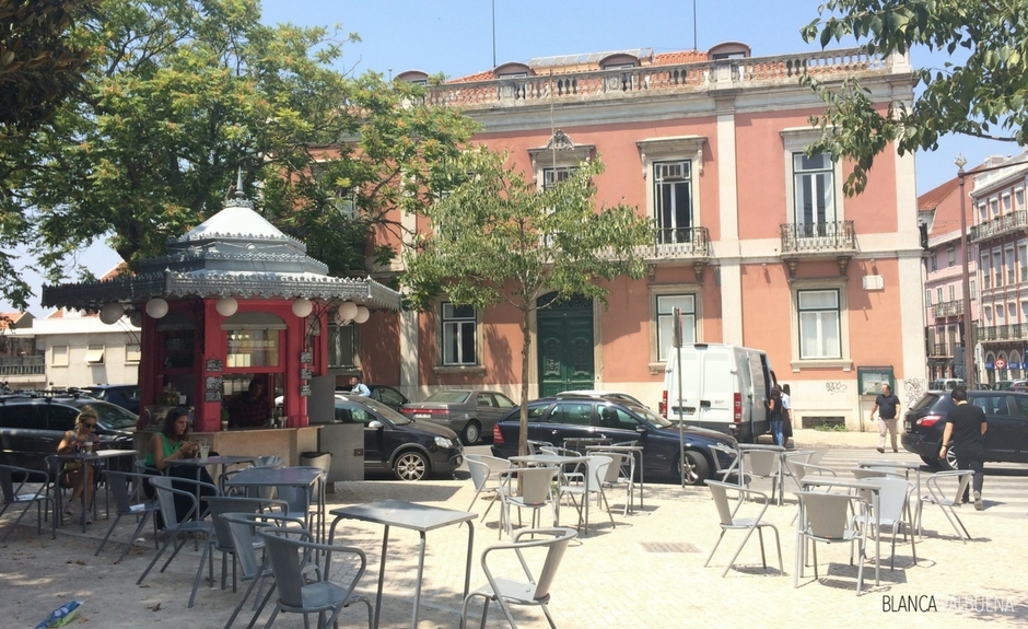 The red kiosk in Principe Real