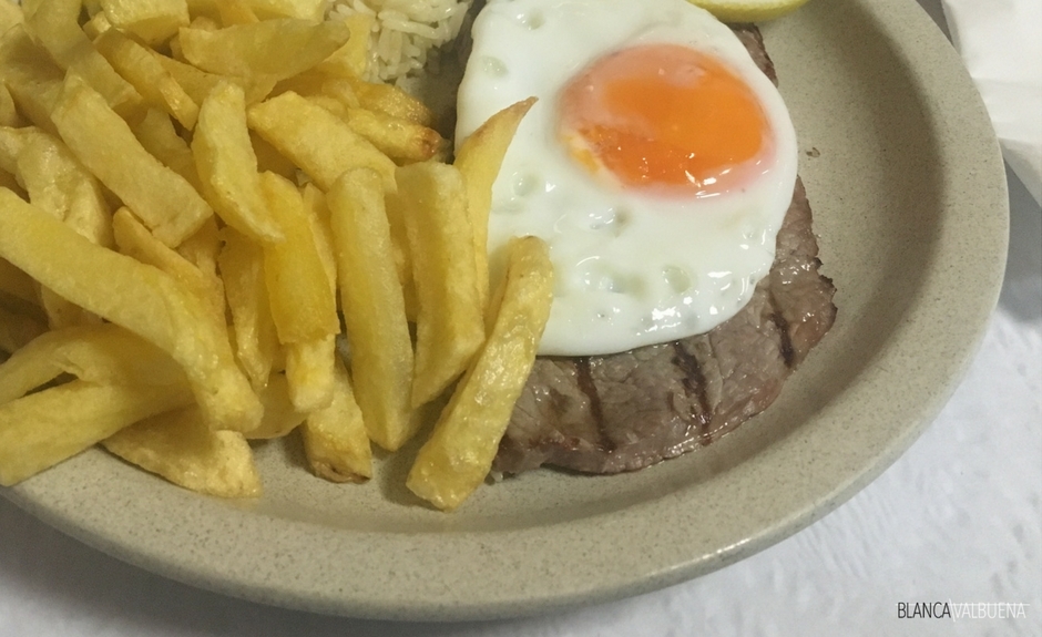 Bitoque is a steak with French Fries