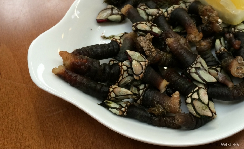 Percebes are popular as an appetizer in Lisbon