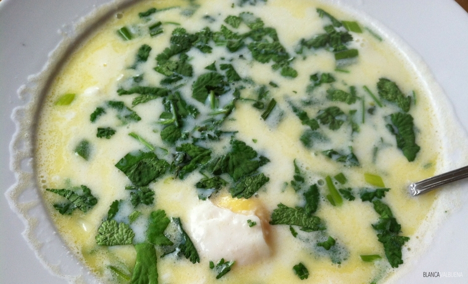Changua is a Colombian soup made of cheese, milk, and egg