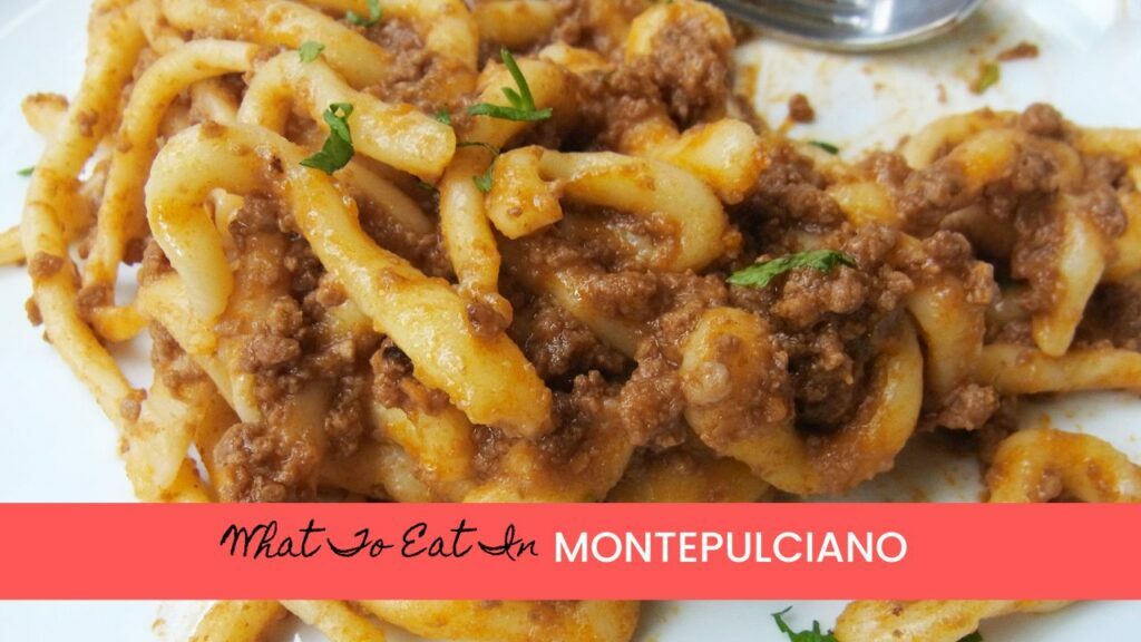 Montepulciano Travel Tips: Eating