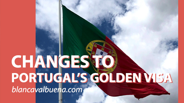 Changes to the Portuguese Golden Visa Programme