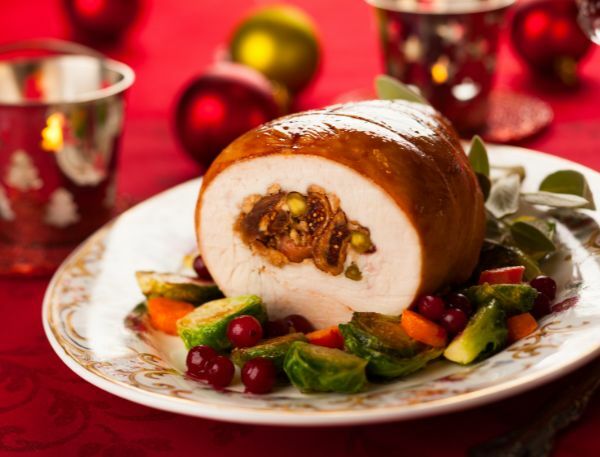 Christmas Dishes in Portugal Stuffed Turkey